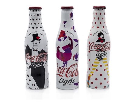 Coca Cola Light Marc Jacobs ALU Flessen Bottles bargadgets.nl combishoppen.nl