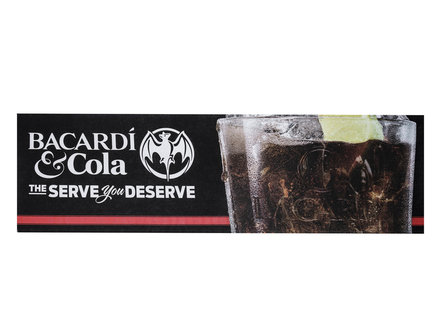 Bacardi &amp; Coca Cola Banner (vilt) bargadgets.nl combishoppen.nl