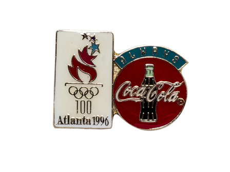 Coca Cola PIN Atlanta 1996 bargadgets.nl